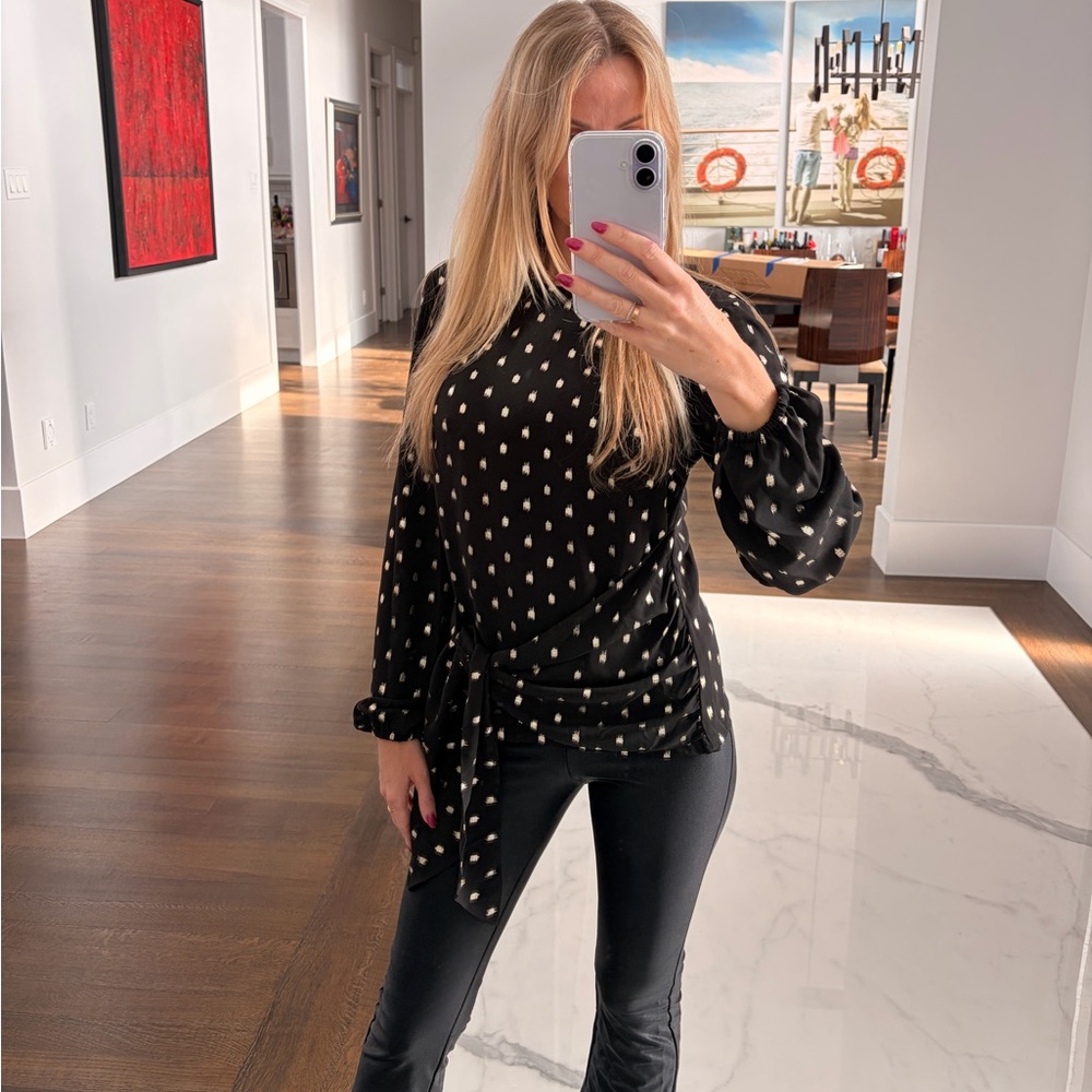 Ted Baker Black and White Blouse
